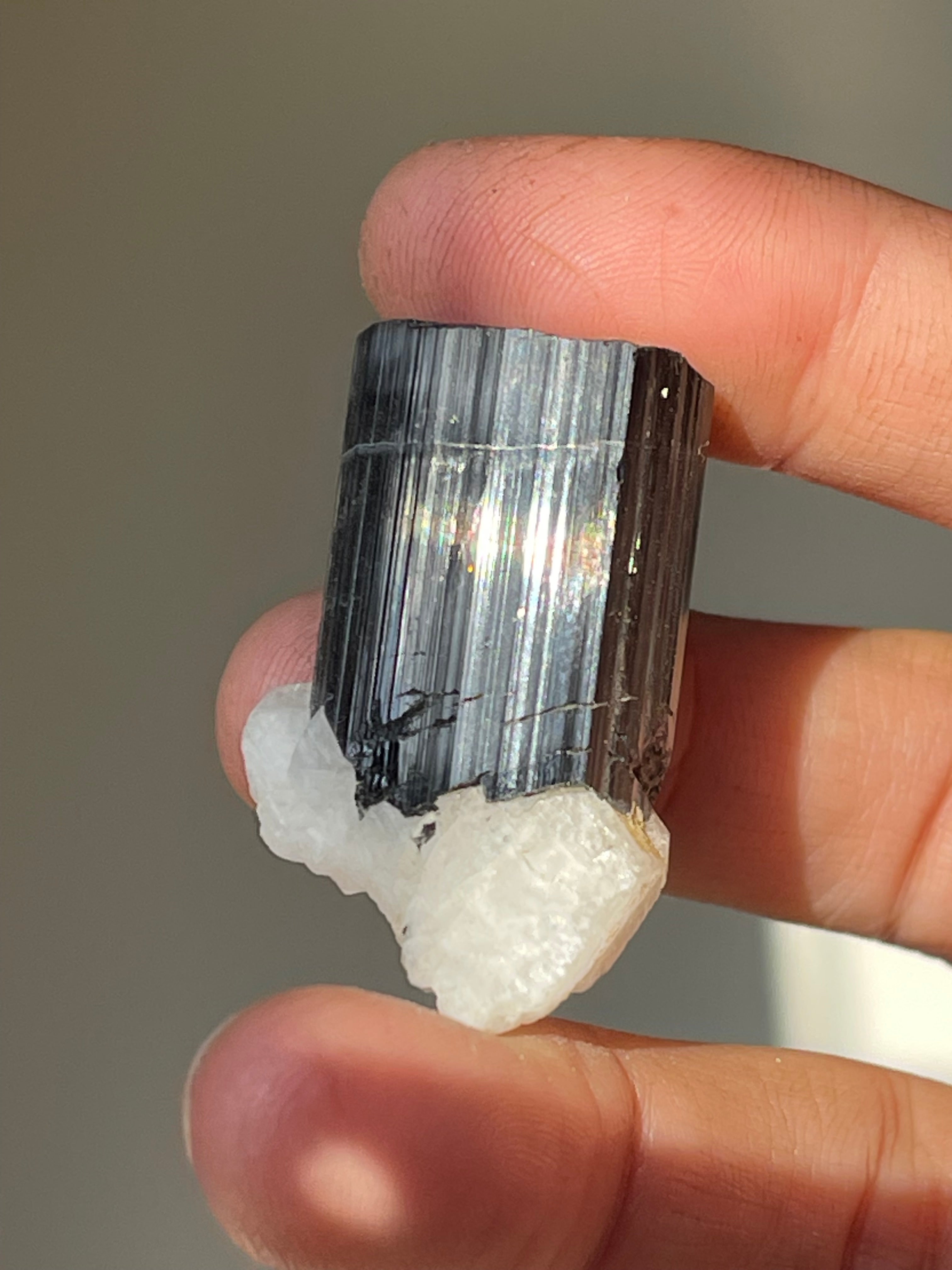 14.5 Grams Black Tourmaline on Feldspar
