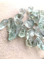 100 Grams Facet Grade Prasiolite for cutting