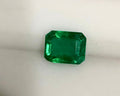 0.70 carats Emerald Cut Vivid Green Emerald | Loose Emerald