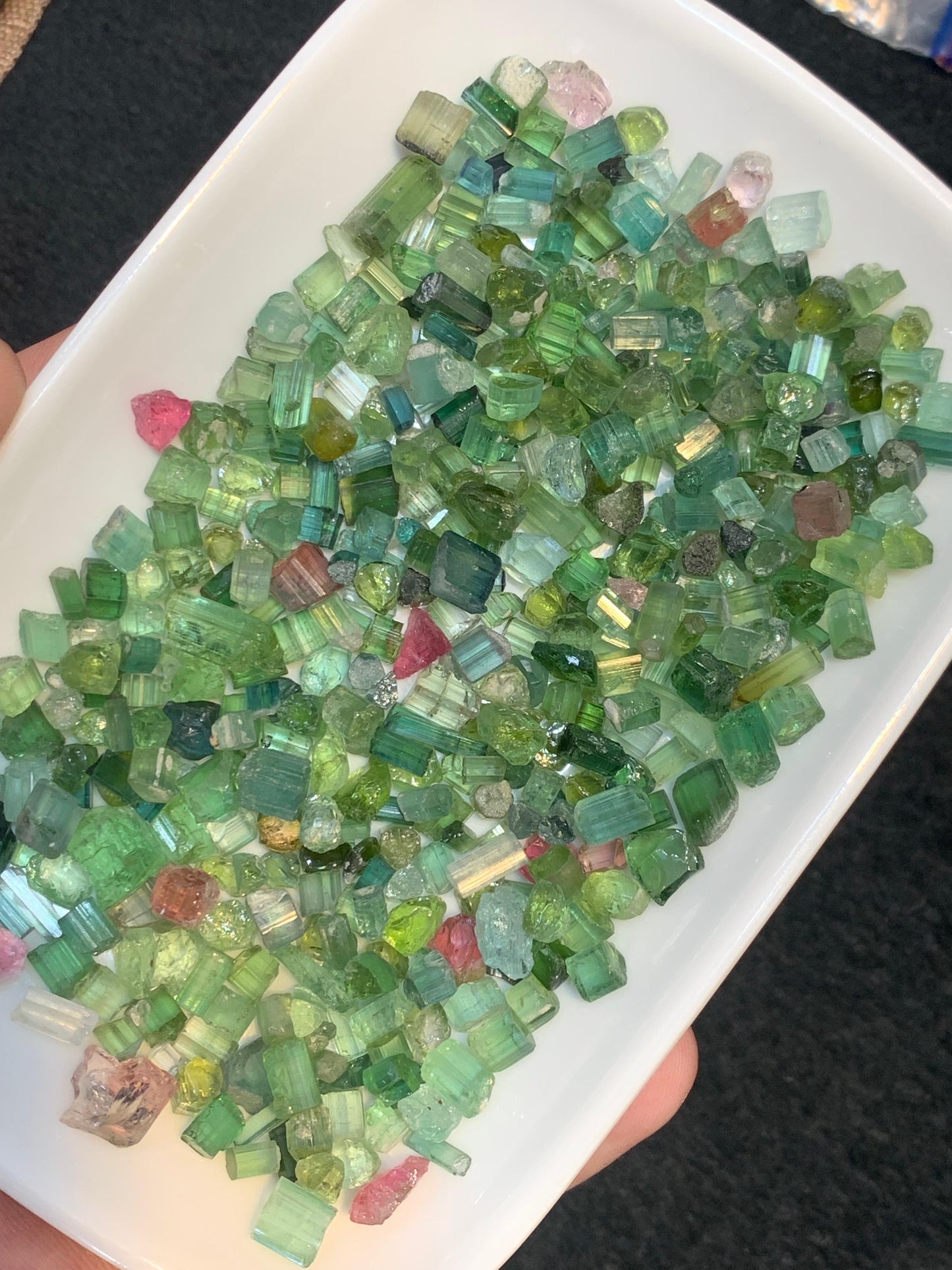 300 carats Natural Raw Tourmaline Crystals for Faceting