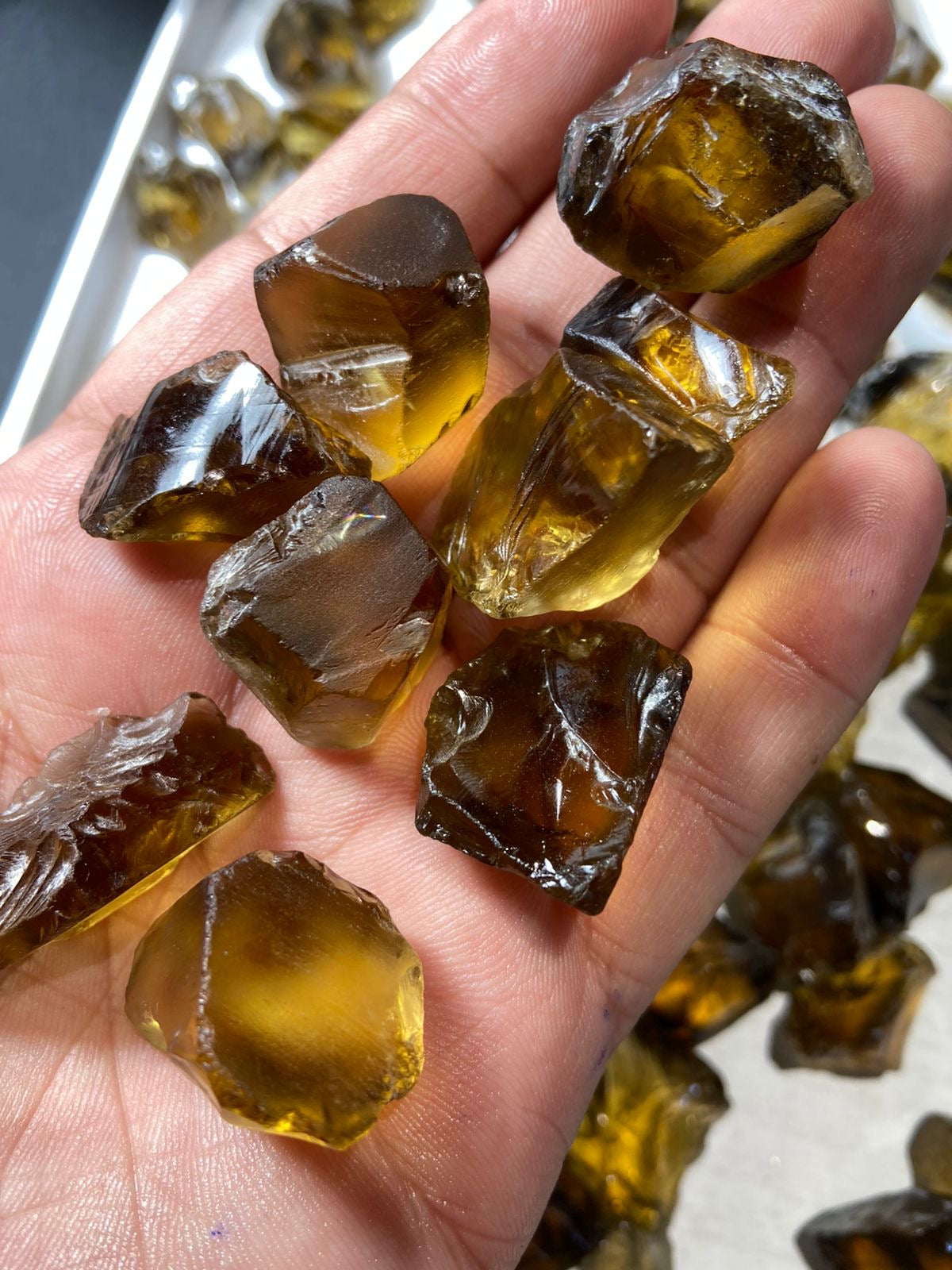 Deal of Honey Smoky Faceting Rough Citrine for Gemstone Cutters