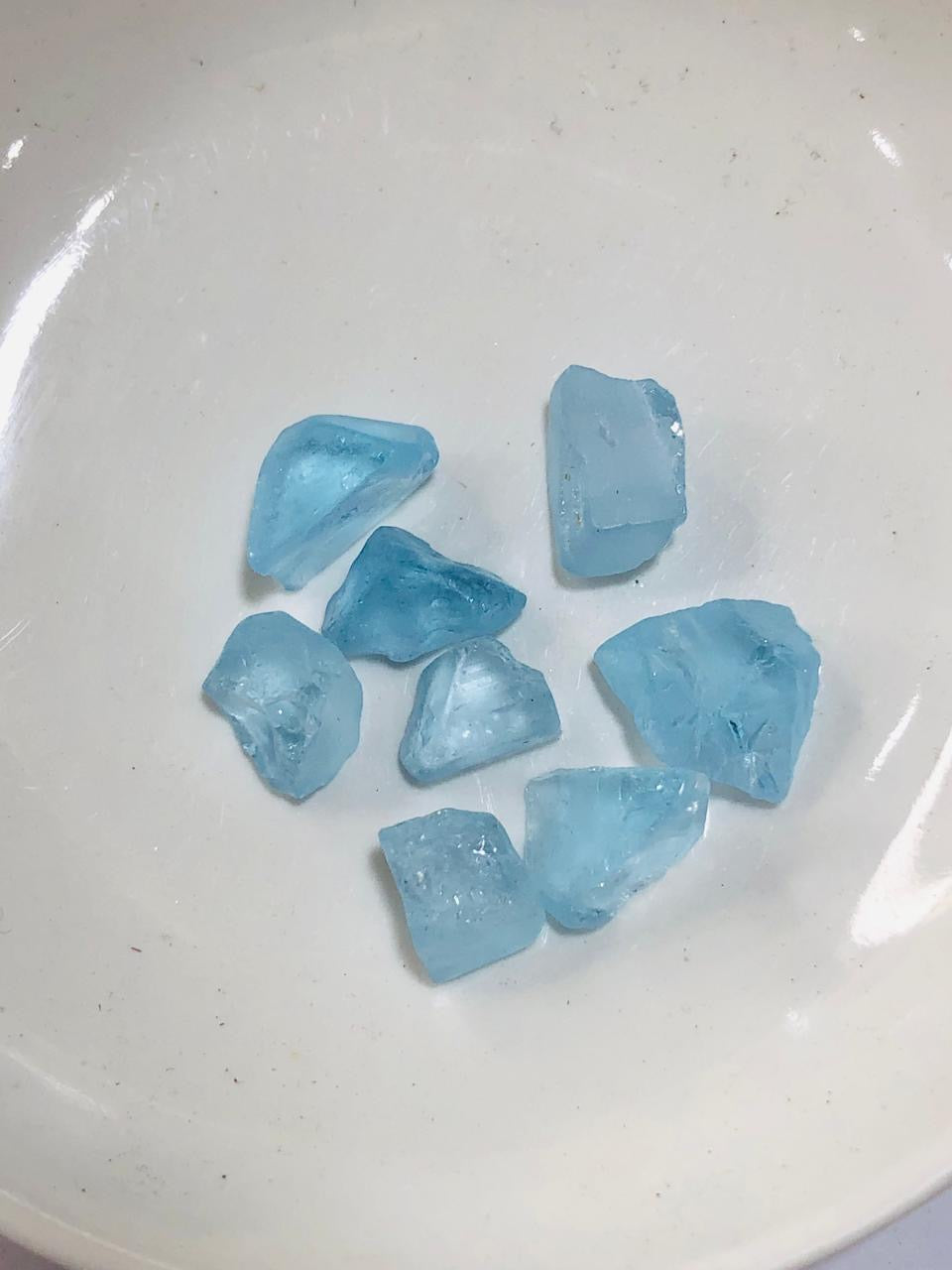 50 carats Natural Blue Swiss Topaz for Faceting