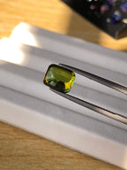 2.3 carats Emerald Cut Green Tourmaline Stone