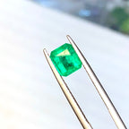 1.36 Carats Octagonal Loose Green Emerald Stone