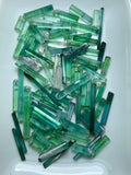 200 Carats Raw Tourmaline Green Crystals