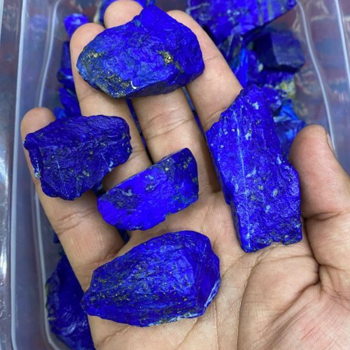  Cabbing Rough Lapis for Lapidary