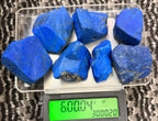 600 Grams Natural Lapis Lazuli Rough Rocks for Lapidary
