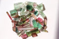 100 Carats Natural Rough Tourmaline Crystals for Cutting and Collections