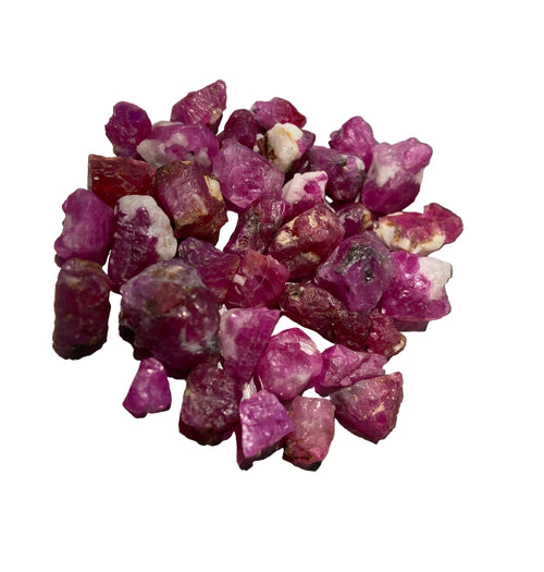 Afghan ruby rough faceting grade