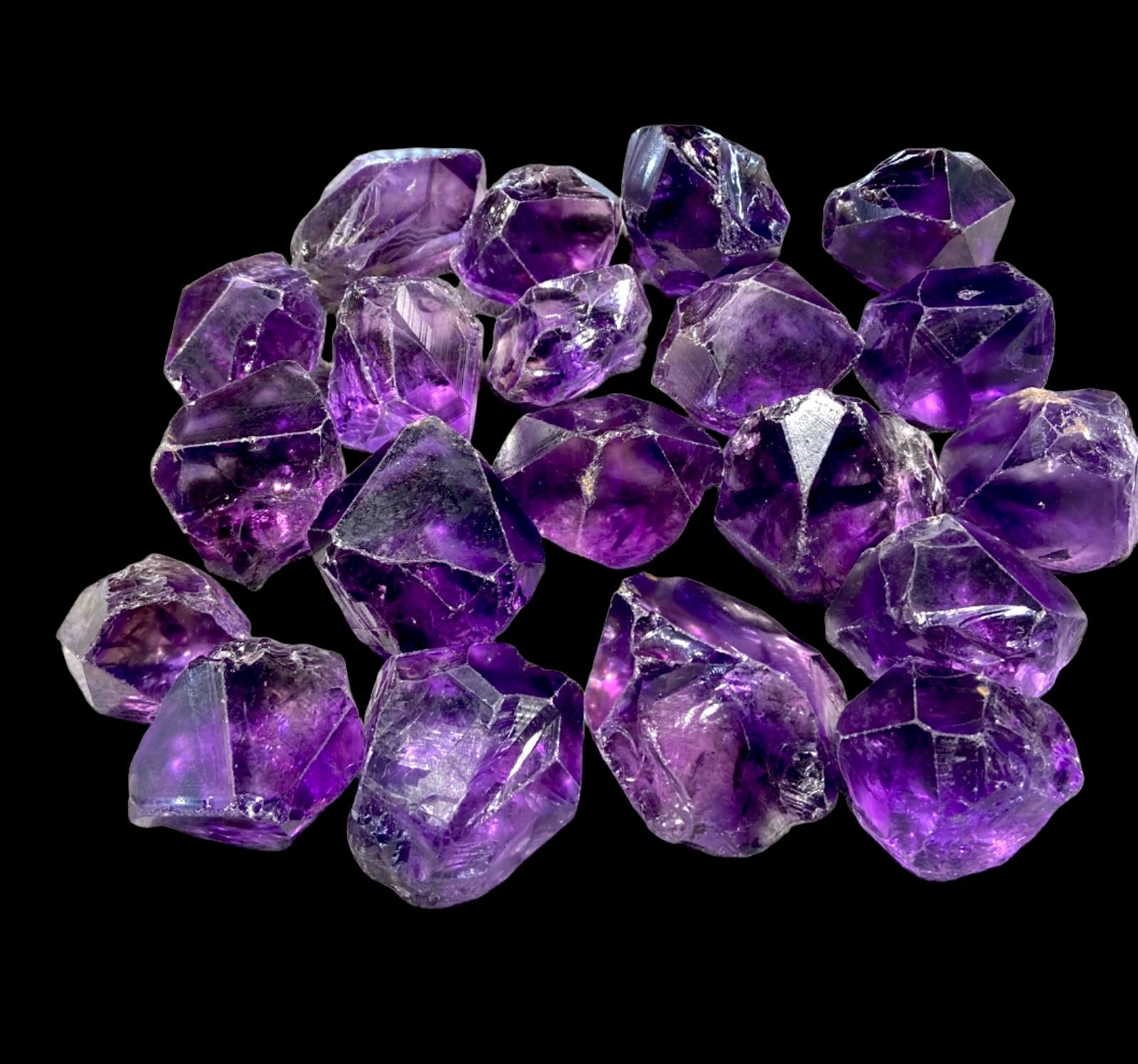 1 Kg Top Facet Grade Raw Amethyst for Faceting - Big Sizes