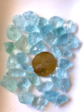 Faceting Rough Aquamarine
