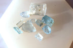 Faceting Rough Gems - Blue Aquamarine for sale