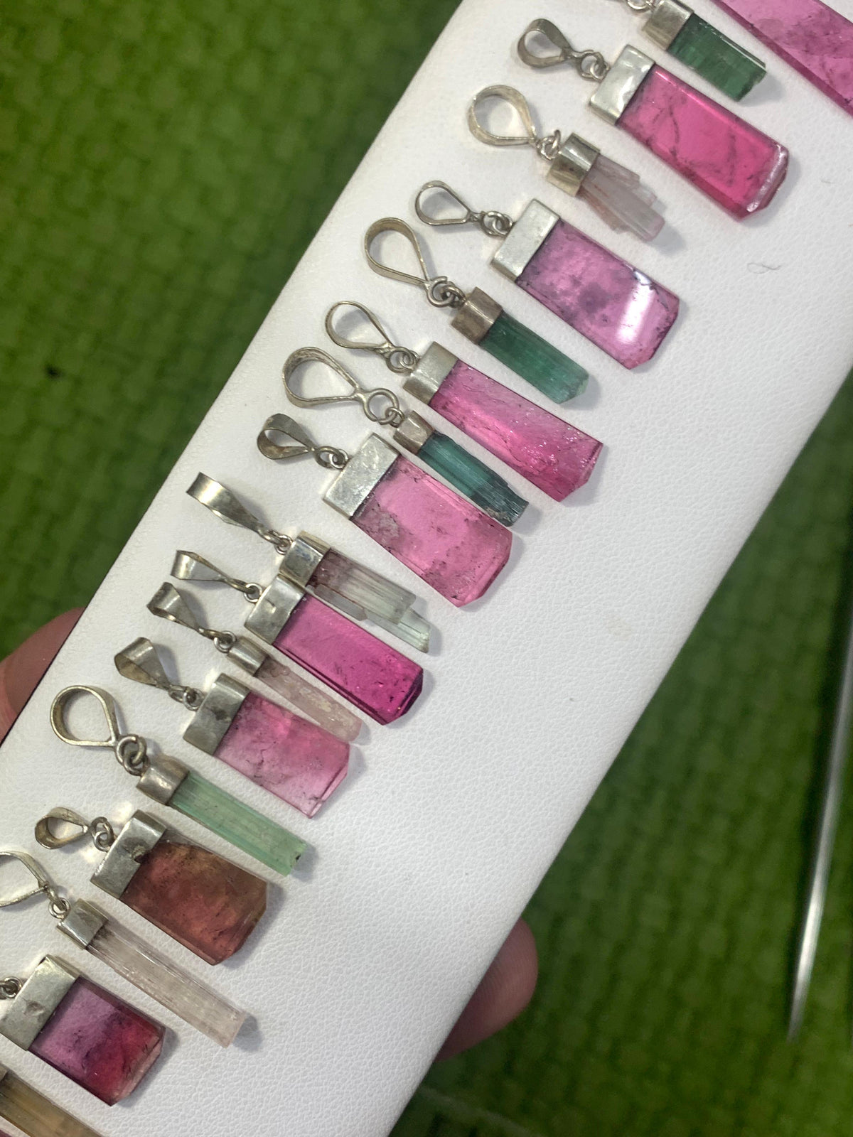 20 pieces Natural Tourmaline Pendants