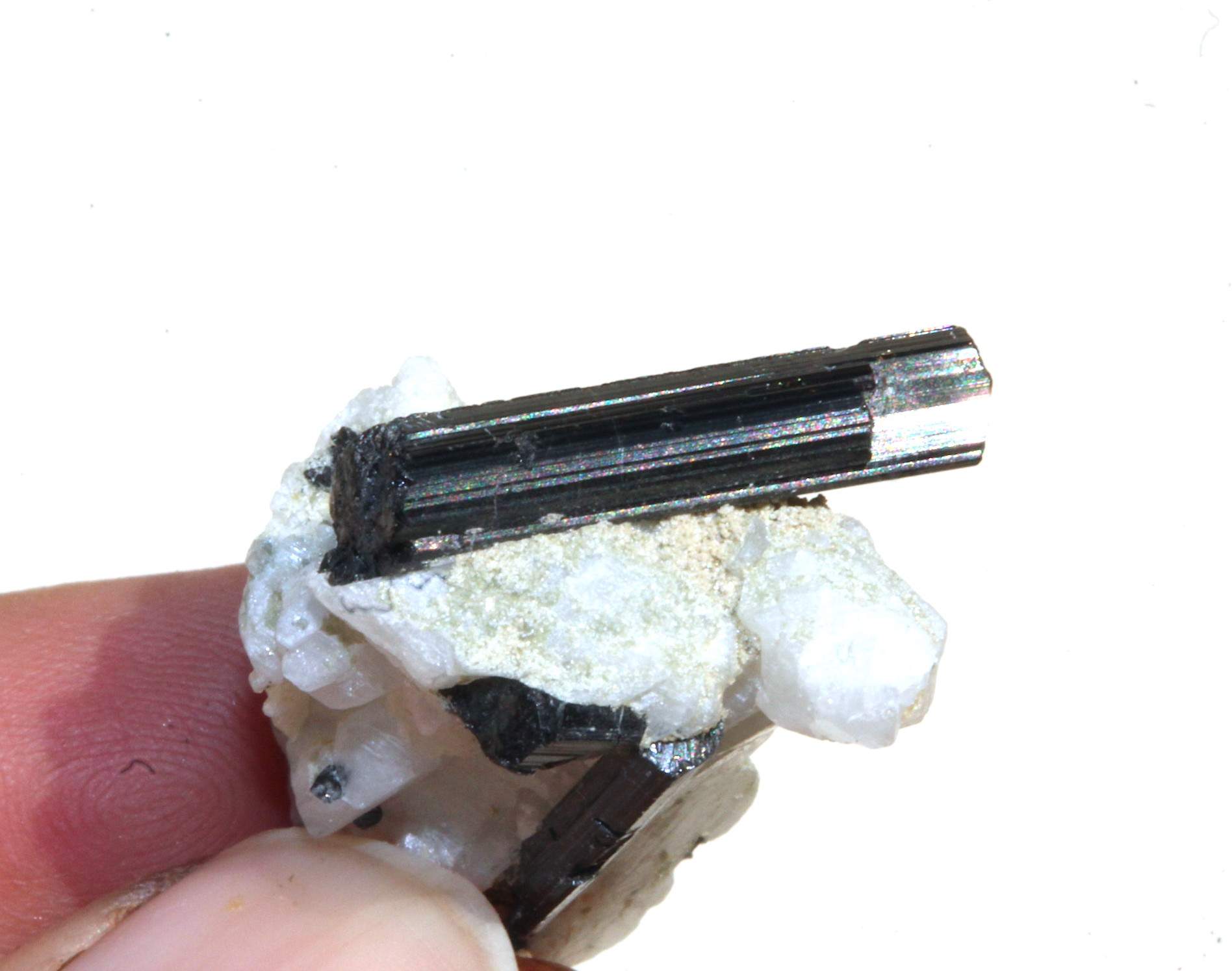 7.5 Grams Black Tourmaline on Feldspar