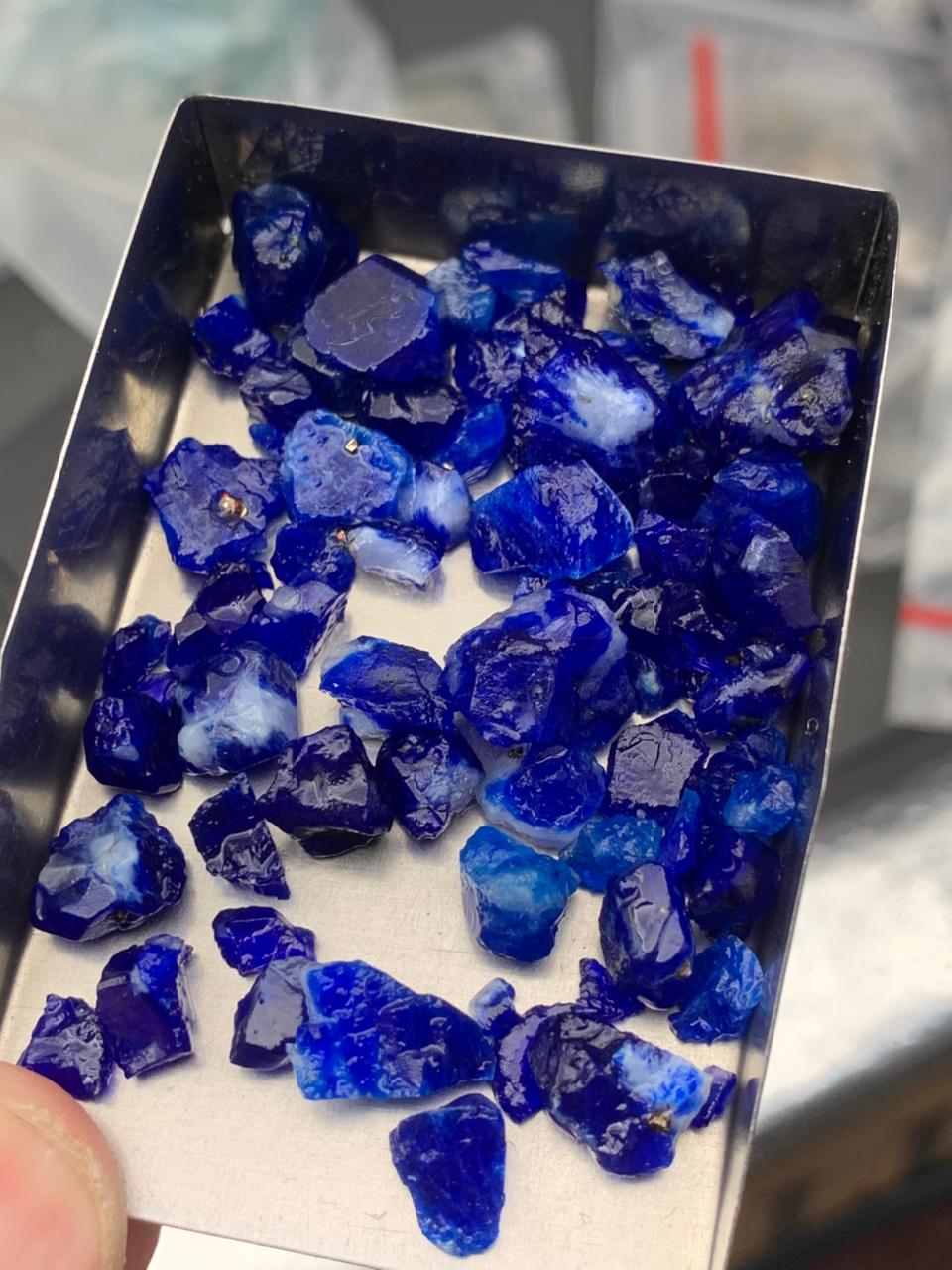 190 carats Rare Rough Haüyne Gemstones from Afghanistan