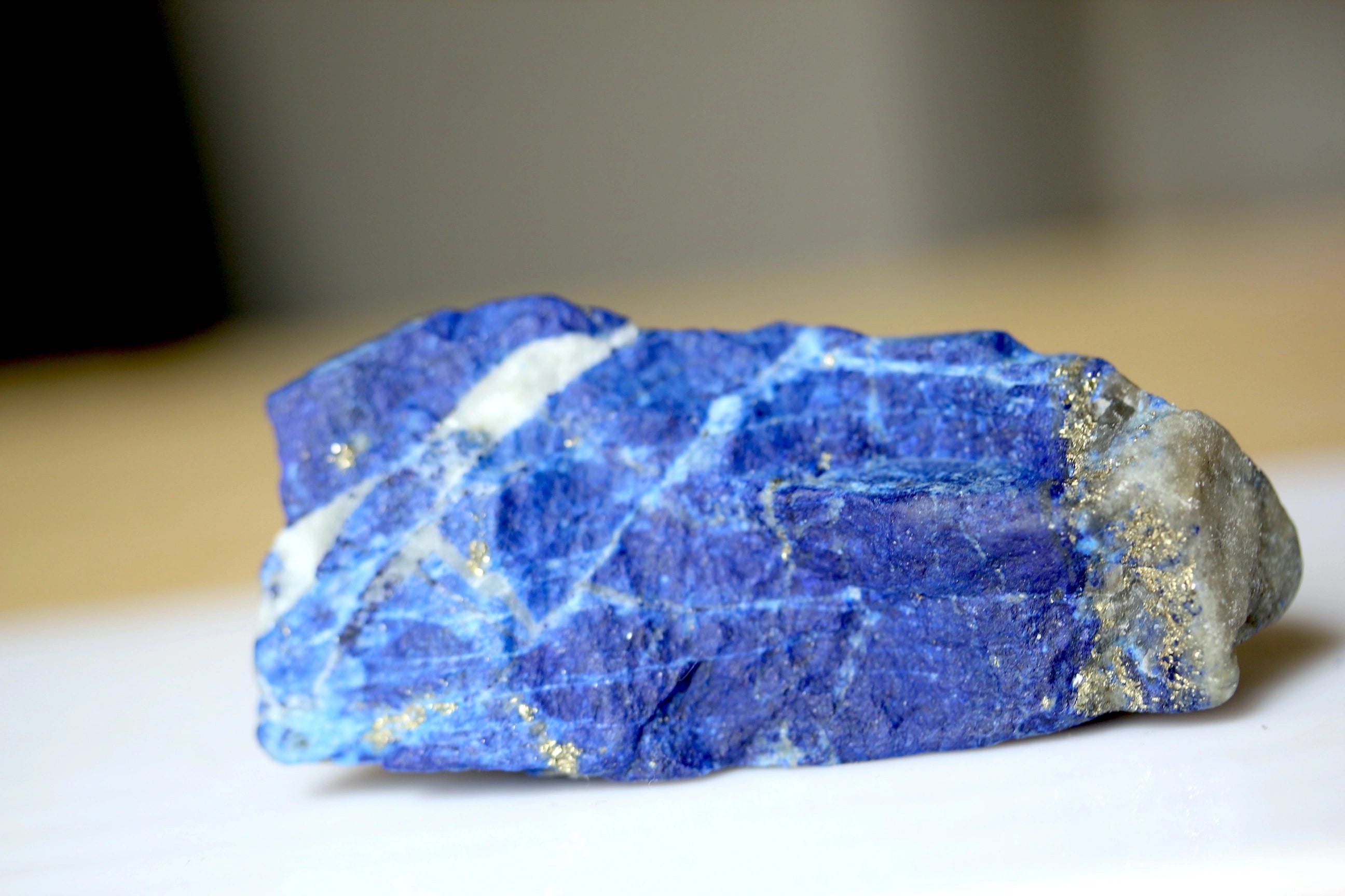 Check out the natural beauty of blue lapis rock
