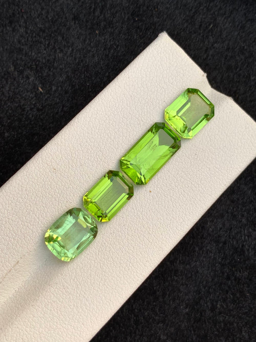 Buy Loose Emerald Cut Peridot Stone To Add In Your Collections