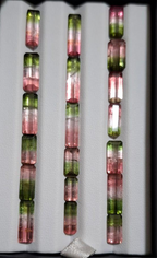 44.60 Carats natural Rare bi-color Tourmaline Loose Stones