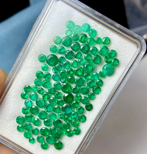 11 carats Vivid Green Emerald loose Gems
