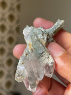 36 grams Clear Quartz with Chlorine