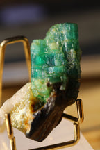 35 Grams Emerald Crystal on Calcite from Chitral Pakistan