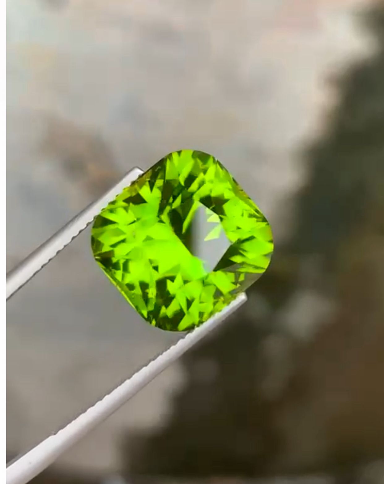 You Also Like This Cushion Cut Vivid Green Colour Peridot Stone