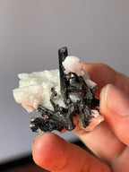 18.6 grams Black Tourmaline on Feldspar from Skardu, Pakistan