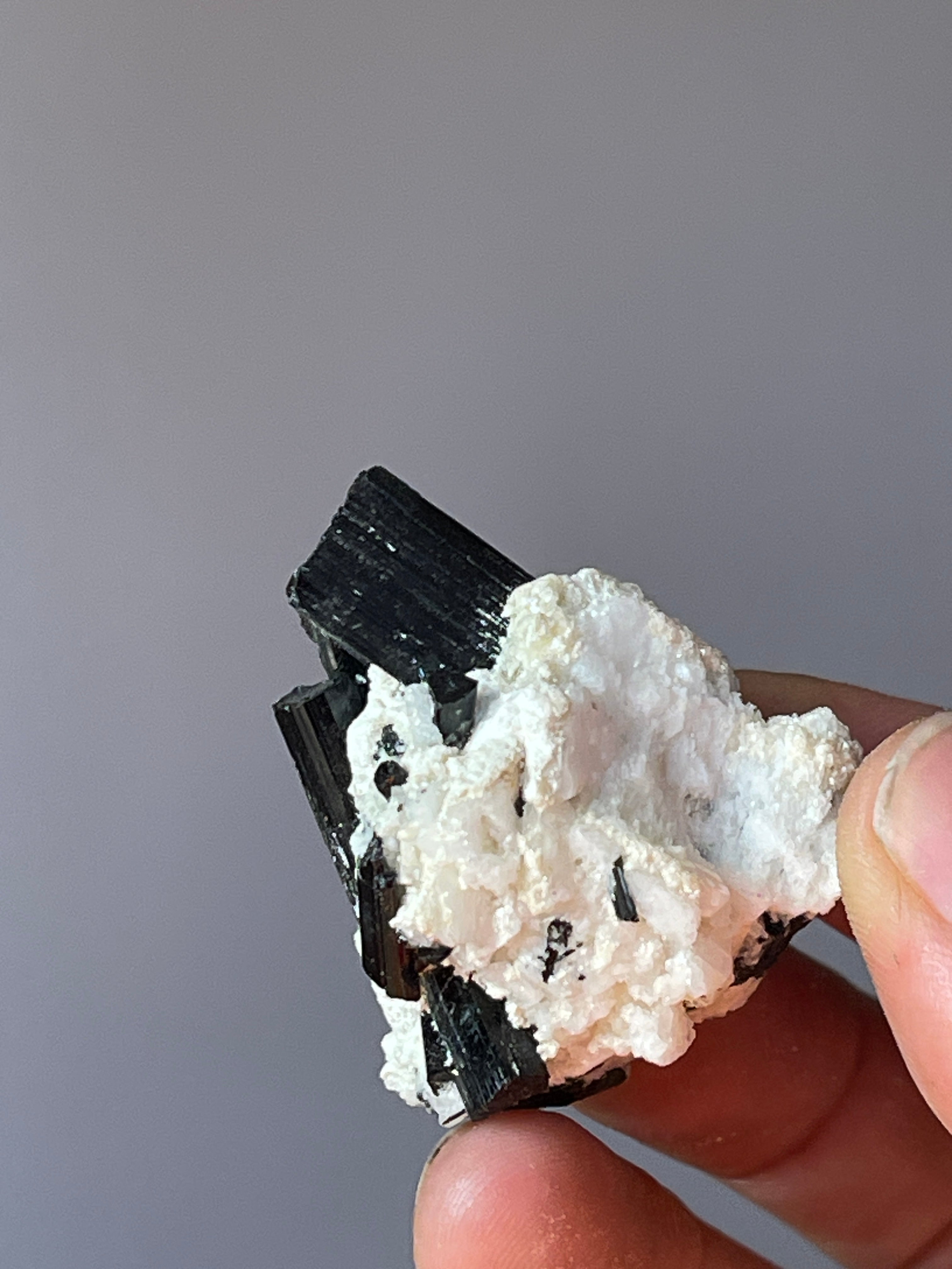 18.8 grams Black Tourmaline Crystals from  Skardu, Pakistan