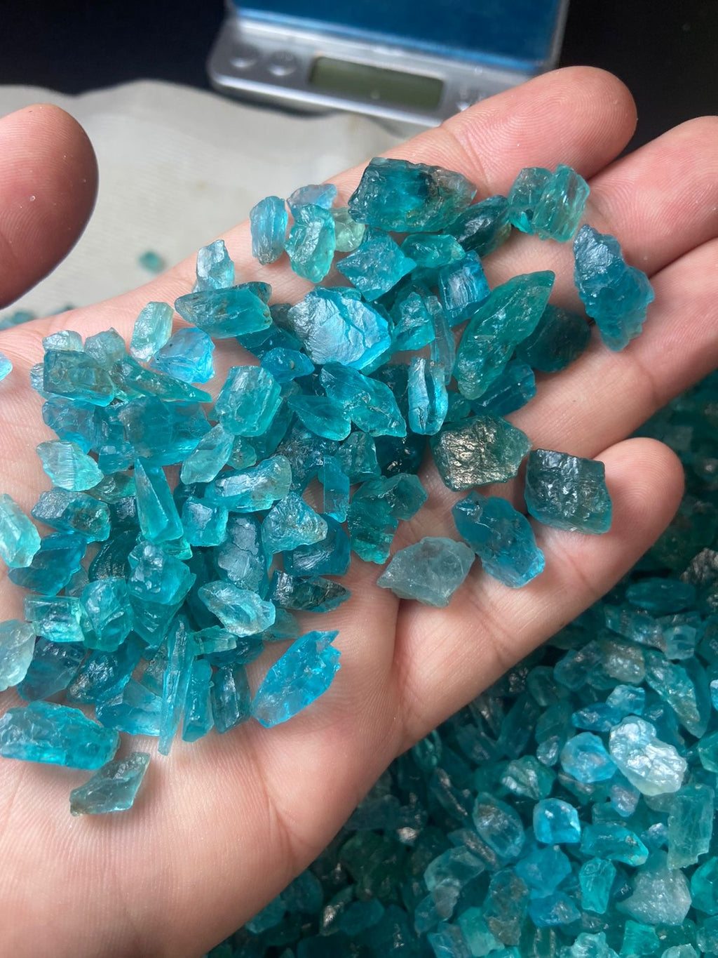 1 kilo gram Blue Apatite for Faceting