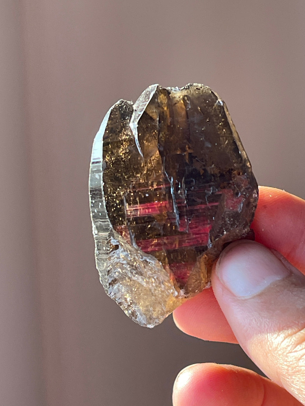 34 grams Smoky Quartz Cluster from Hunza, Pakistan