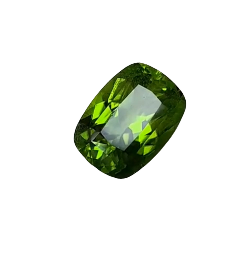 10 carats Octagonal Natural Green Peridot Loose Stone from Supat