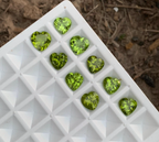 19 Carat Heart  Shape Peridot Cut Stones Deal