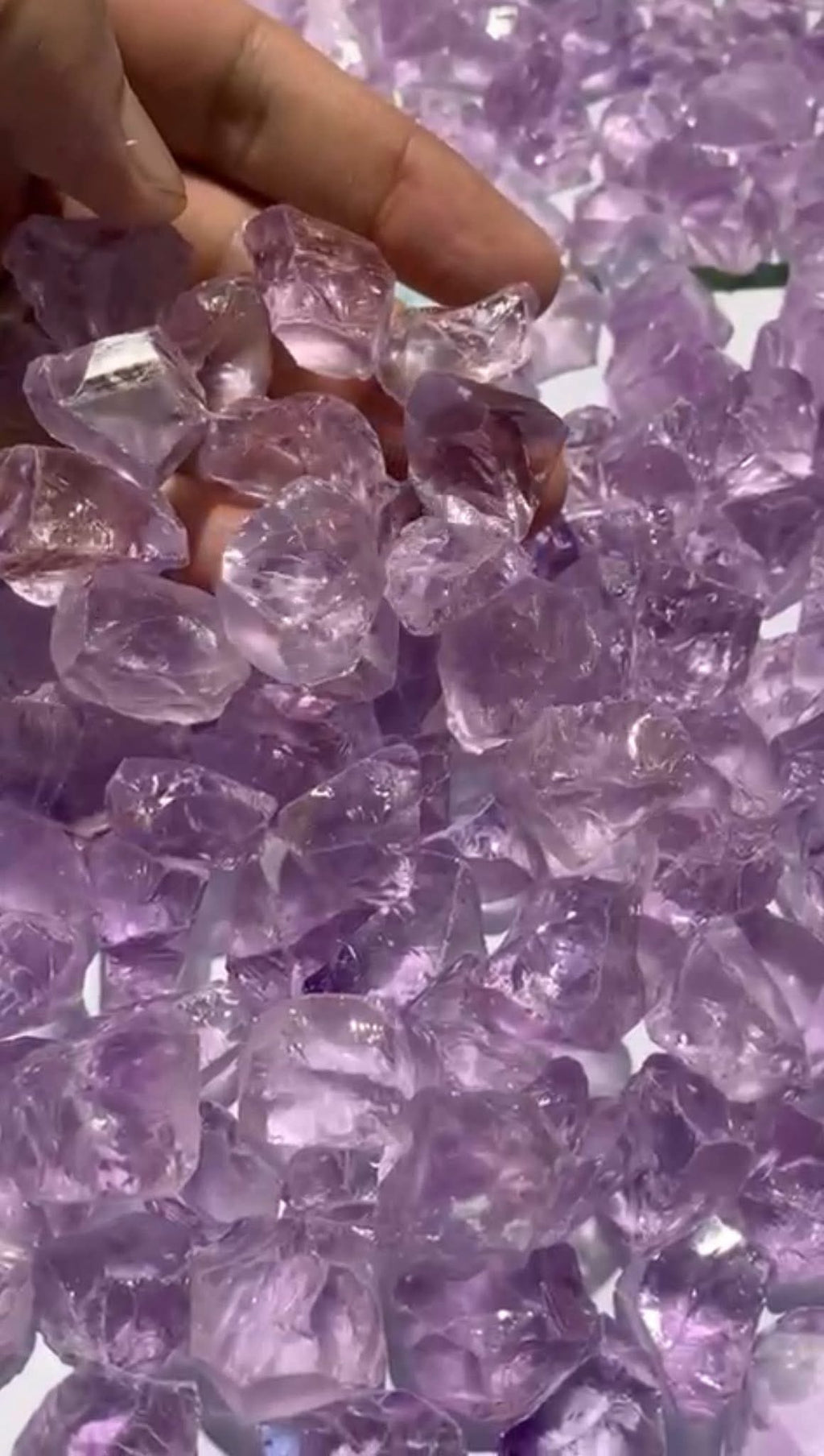 Rare Rose De France Rough Amethyst Bulk Deal