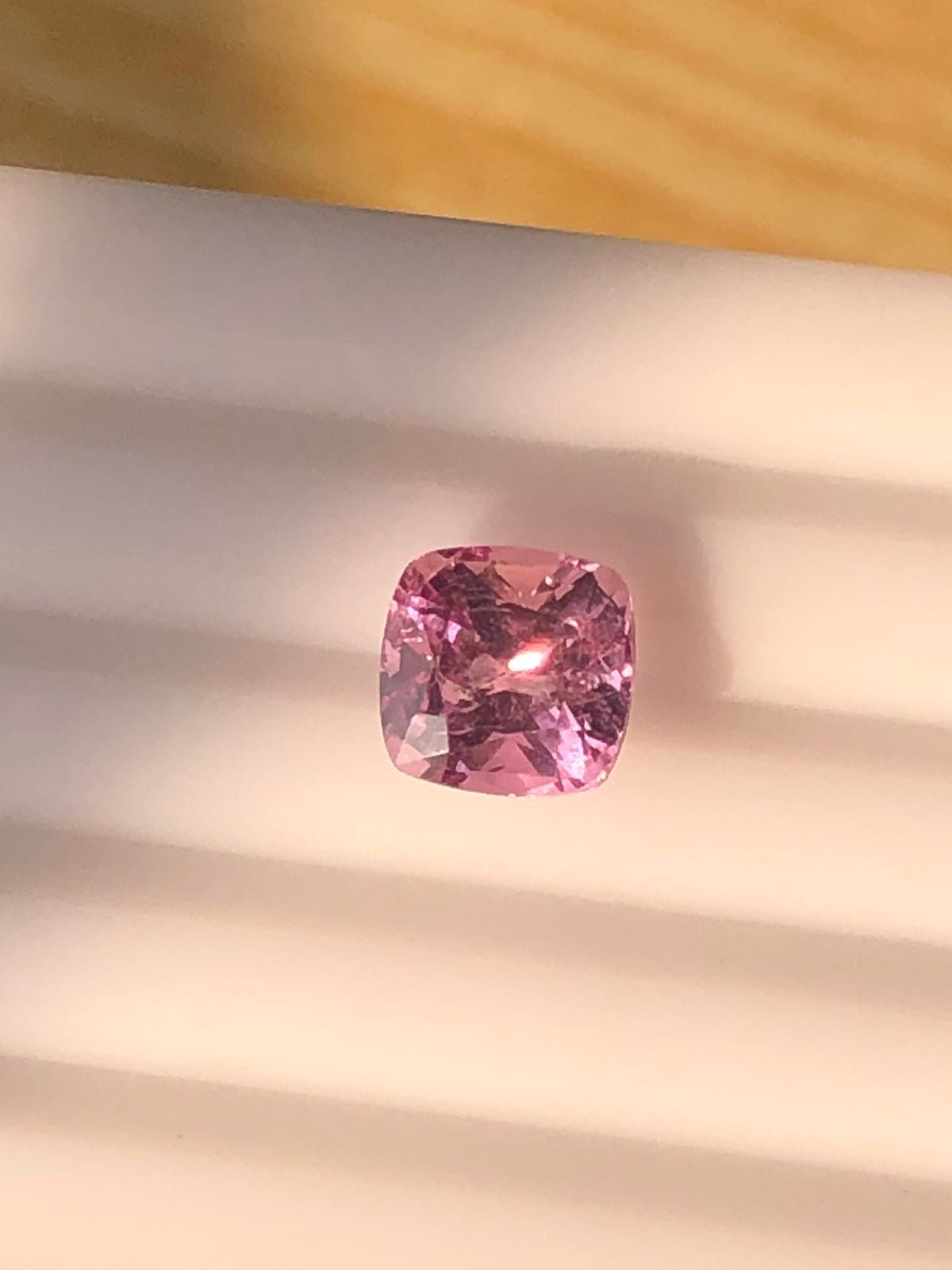 2.36 carats Cushion Rare Pink Topaz Loose Gem