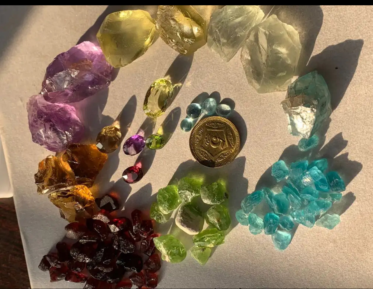 Facet Grade Raw and cut Amethyst, Prasiolite, Lemon Quartz, Garnets, Apaptite, Peridots Deal