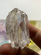 Kunzite and Aquamarine Raw Crystals Gem Box Deals