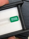 Emerald cut stone