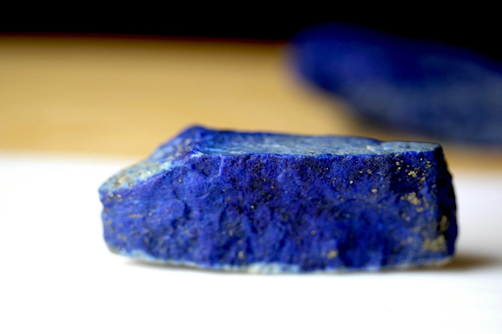 95 Grams Royal Blue Golden Rough Lapis Lazuli Rock
