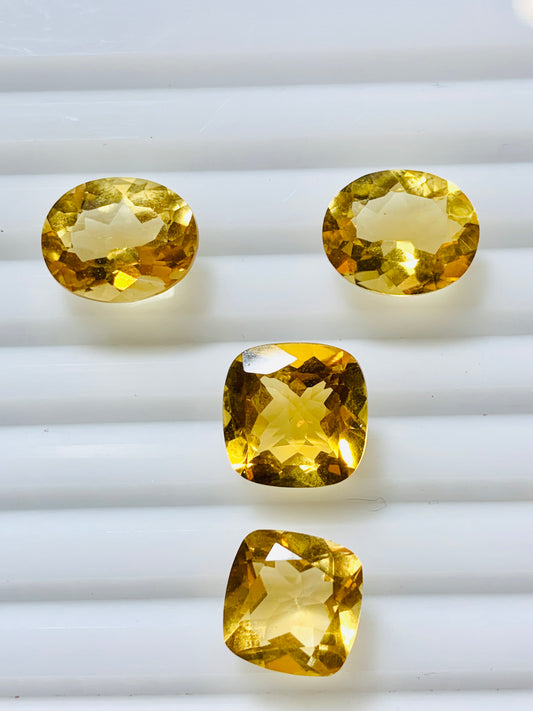 Matching Citrine Gemstone Pairs – Ideal for Gems Jewelry Sets