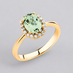 100 Grams Facet Grade Prasiolite for cutting