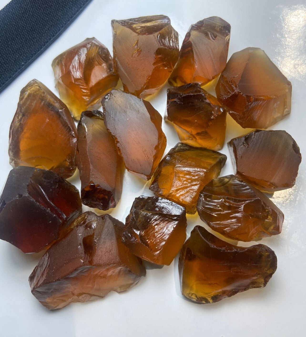 Honey Citrine Facet Rough Deal