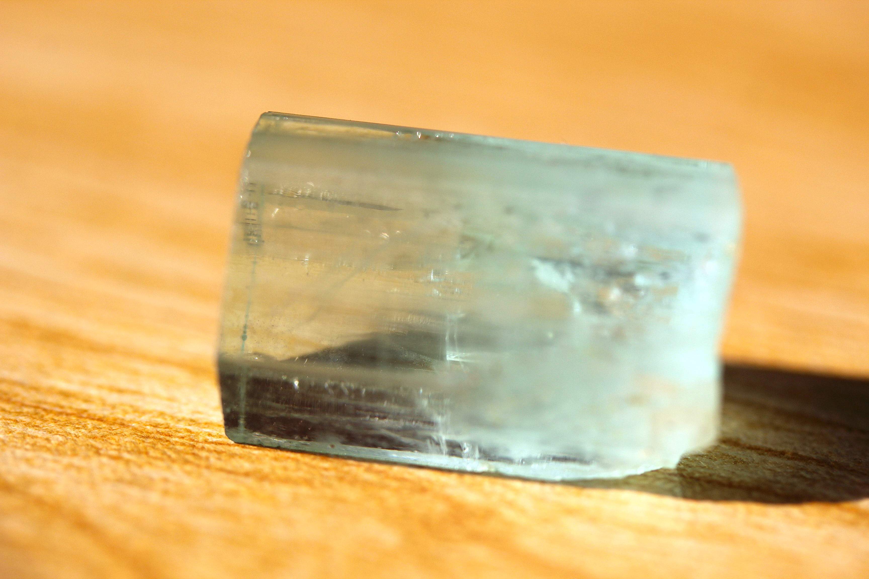 9.9 grams Hexagonal Raw Aquamarine Crystal well Terminated- From Skardu