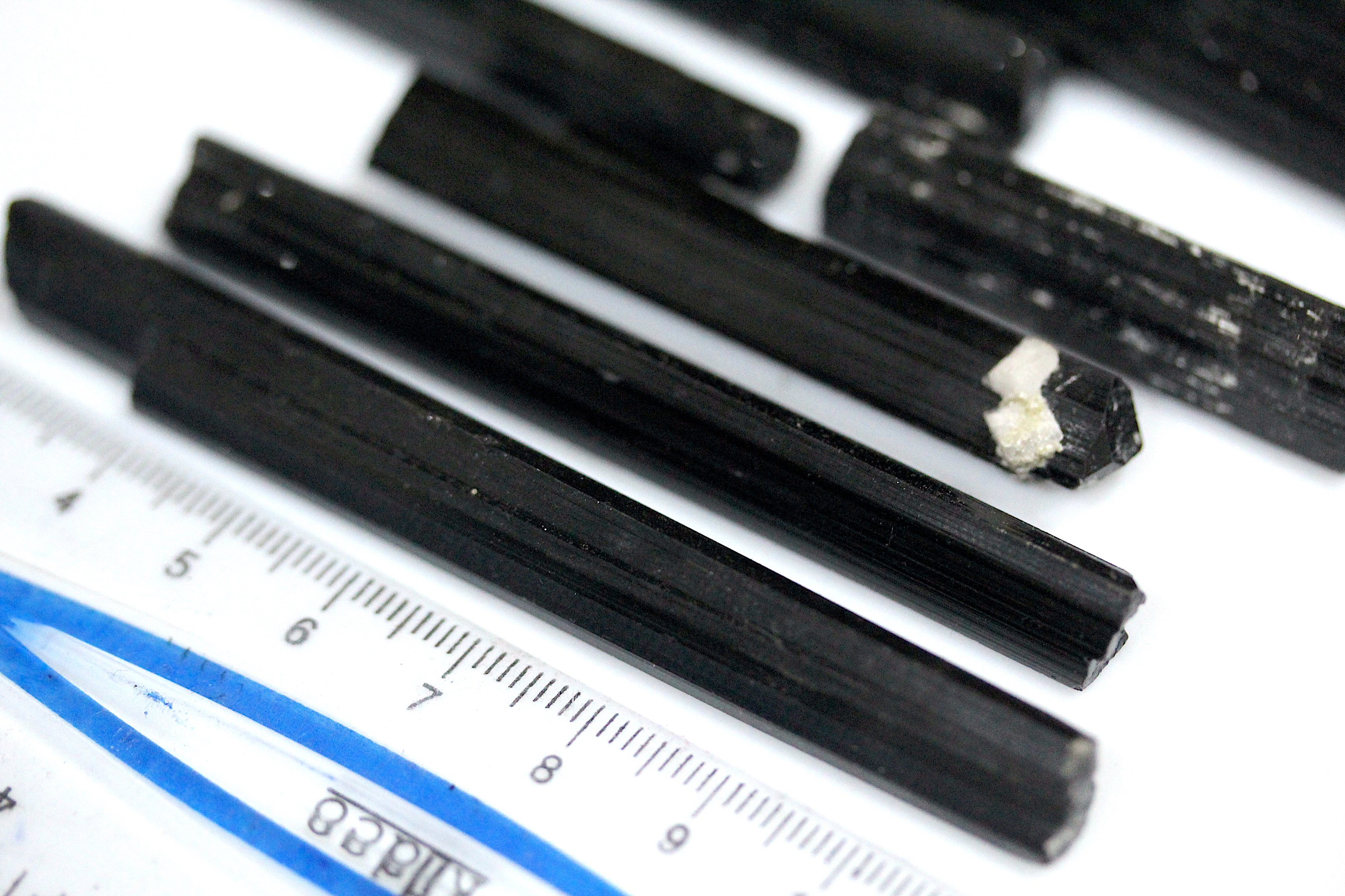 Aesthetic Terminated Black Tourmaline Crystal Pieces