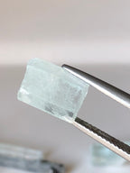 33 grams Blue Aquamarine Crystals for Collection and Cutting