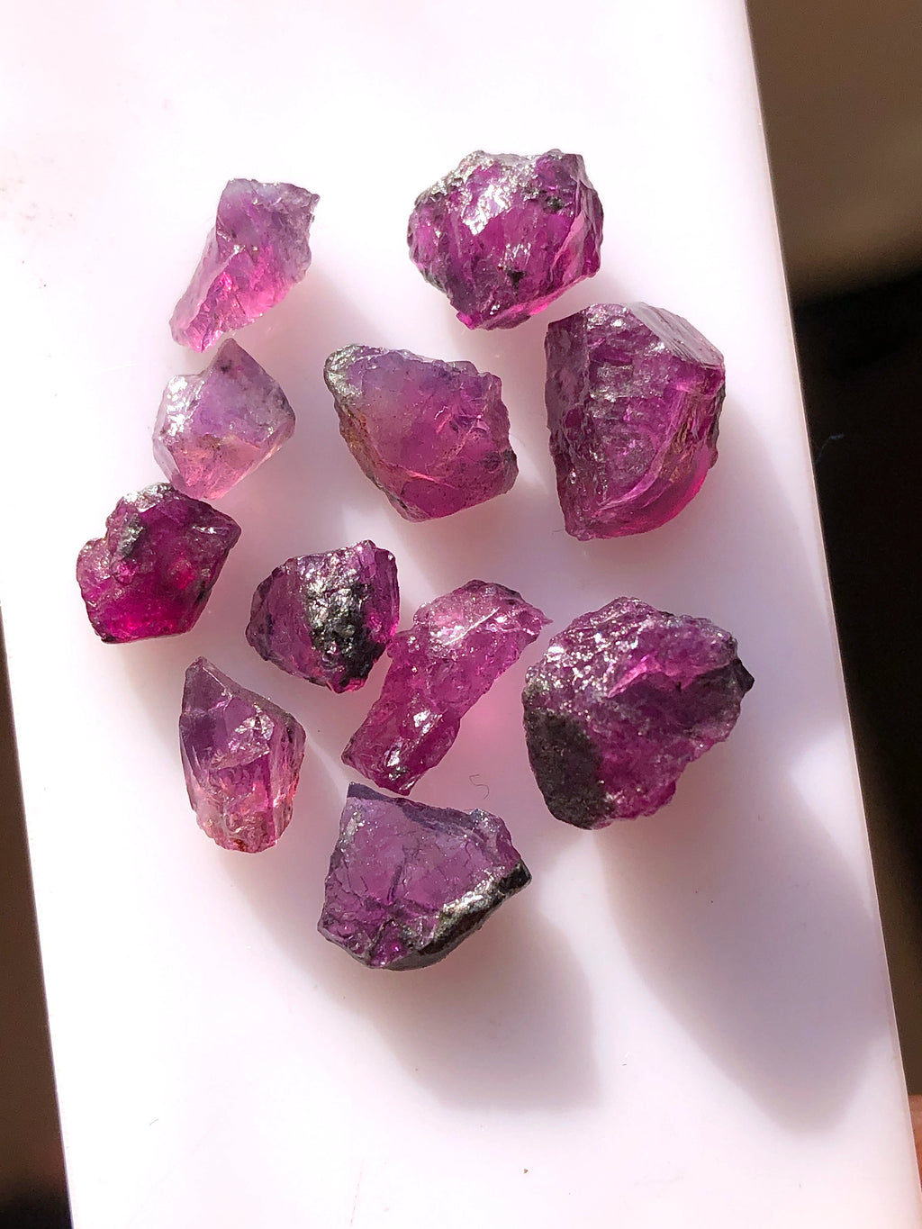 21 carats Pinkish Purple Kashmir Sapphires Rough