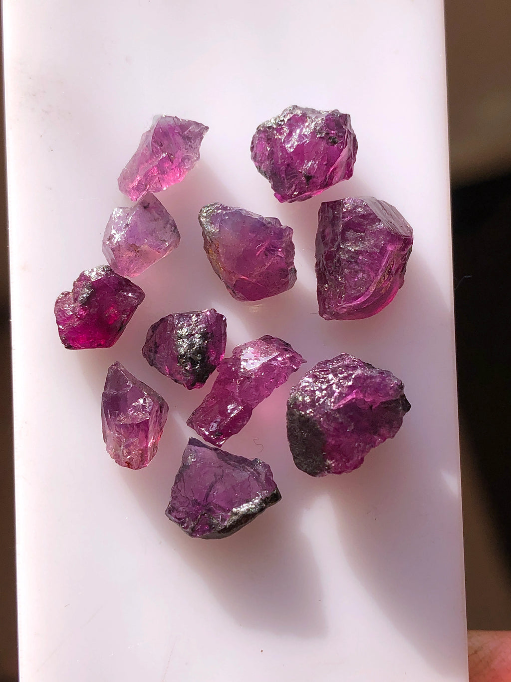 21 carats Pinkish Purple Kashmir Sapphires Rough