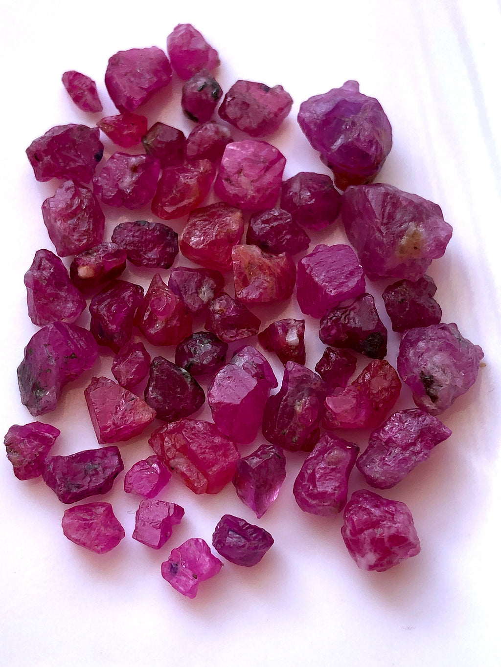 58 Carats Rough Rubies for Lapidary Artists