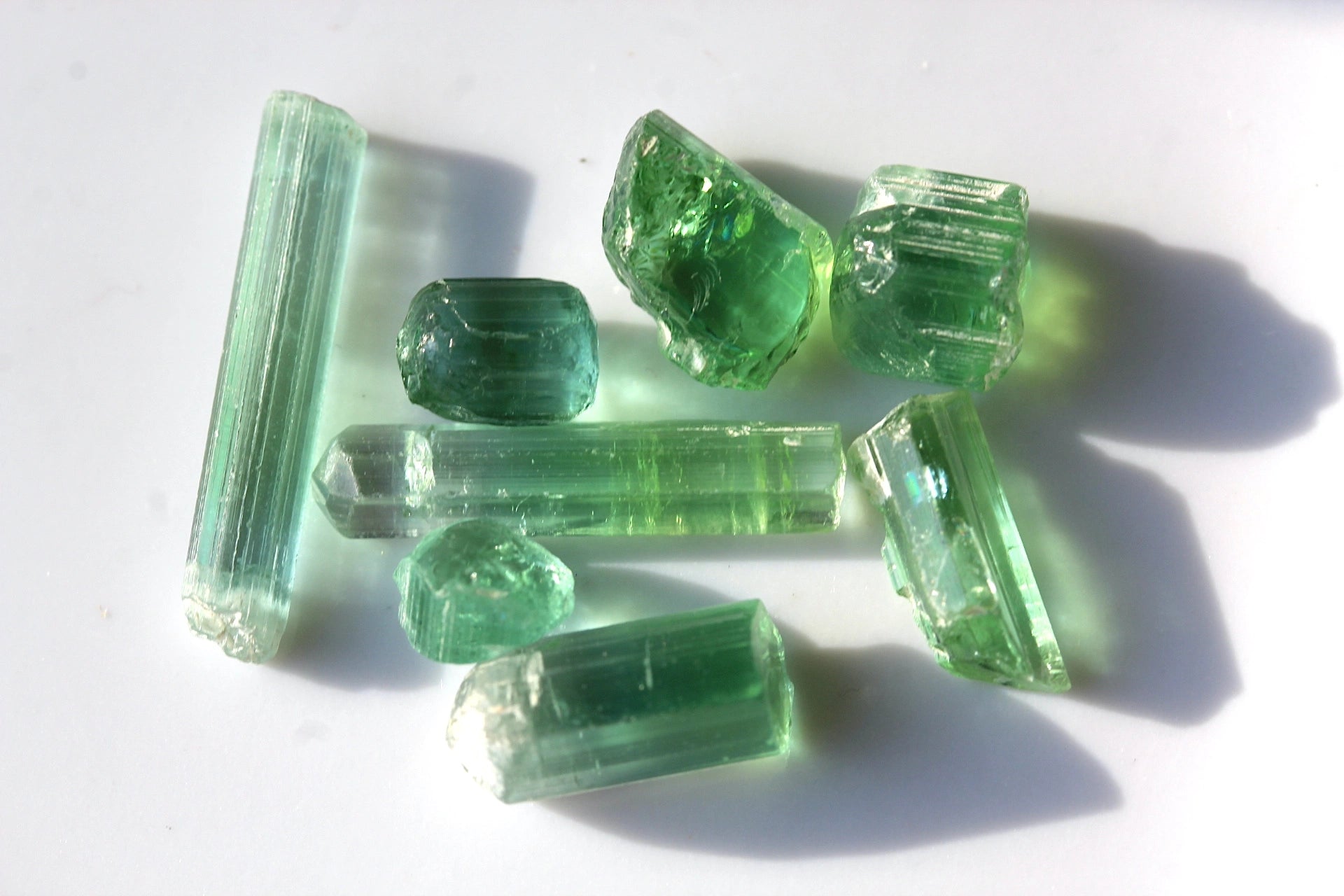 gem quality tourmaline rough