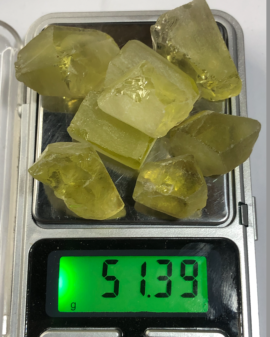 51.39 gram Rough Lemon Quartz Stone