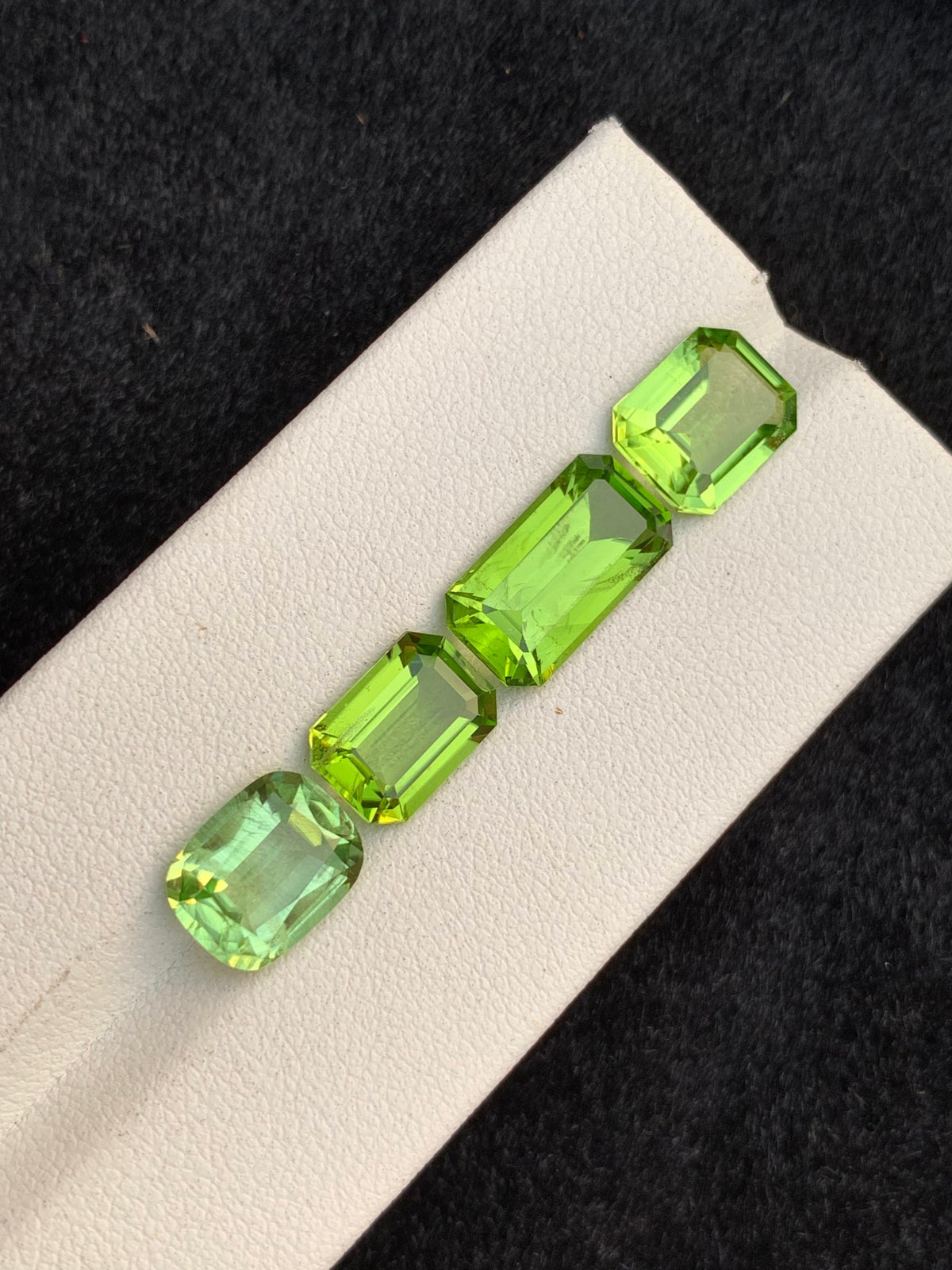 Buy Loose Emerald Cut Peridot Stones